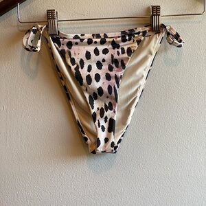 Good American Cheetah Print/Animal Print Bikini Bottom Size 3